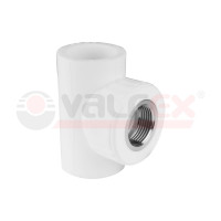 Тройник переходной с внутренней резьбой 25х3/4"х25 (45/15) (Valfex)