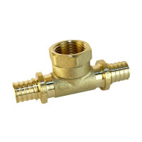 Тройник надвижной с переходом на вн.р. 20(2,8) х 3/4" х 20(2,8) (VALFEX) (120/5) К
