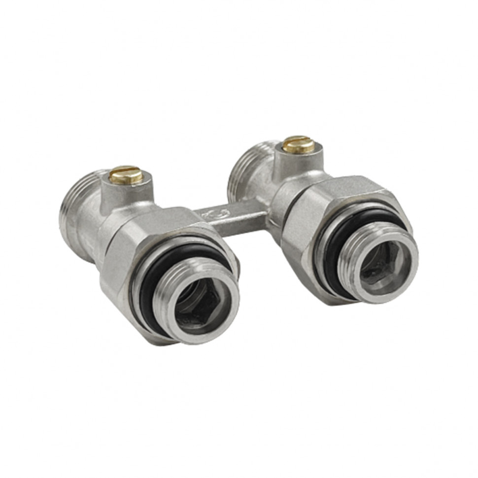 Узел прямой для нижнего подкл. рад. 3/4 (c компл. адаптеров 1/2") VALFEX (54/9) К