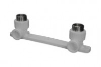 Комплект настенный для смесителя 20х1/2" н.р. (20/5) (Valfex) СЕРЫЙ