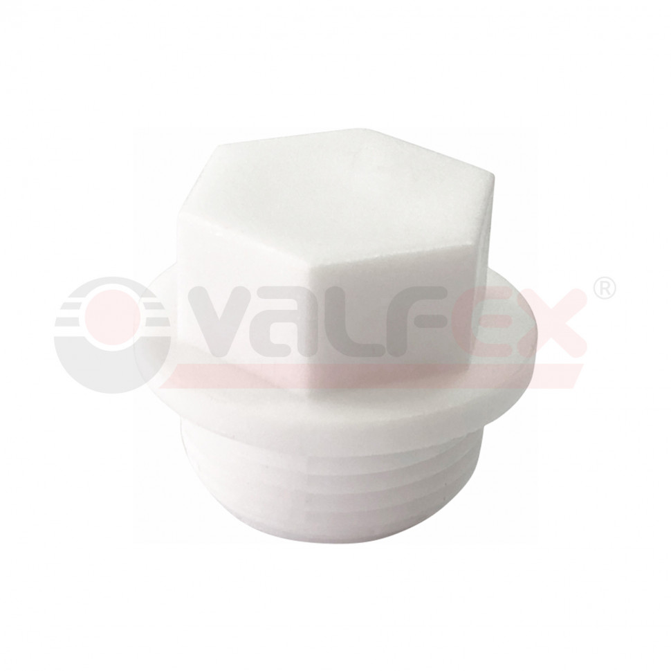 Заглушка резьбовая 20х1/2" PRO (1000/250) (Valfex)