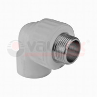 Угольник переходной с наружной резьбой 20х3/4" (75/15) (Valfex) СЕРЫЙ