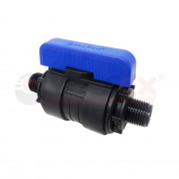 Кран шаровой компрессионный НР/НР резьба разборный 3/4"-3/4"Ду16 (50/10) (Valfex)