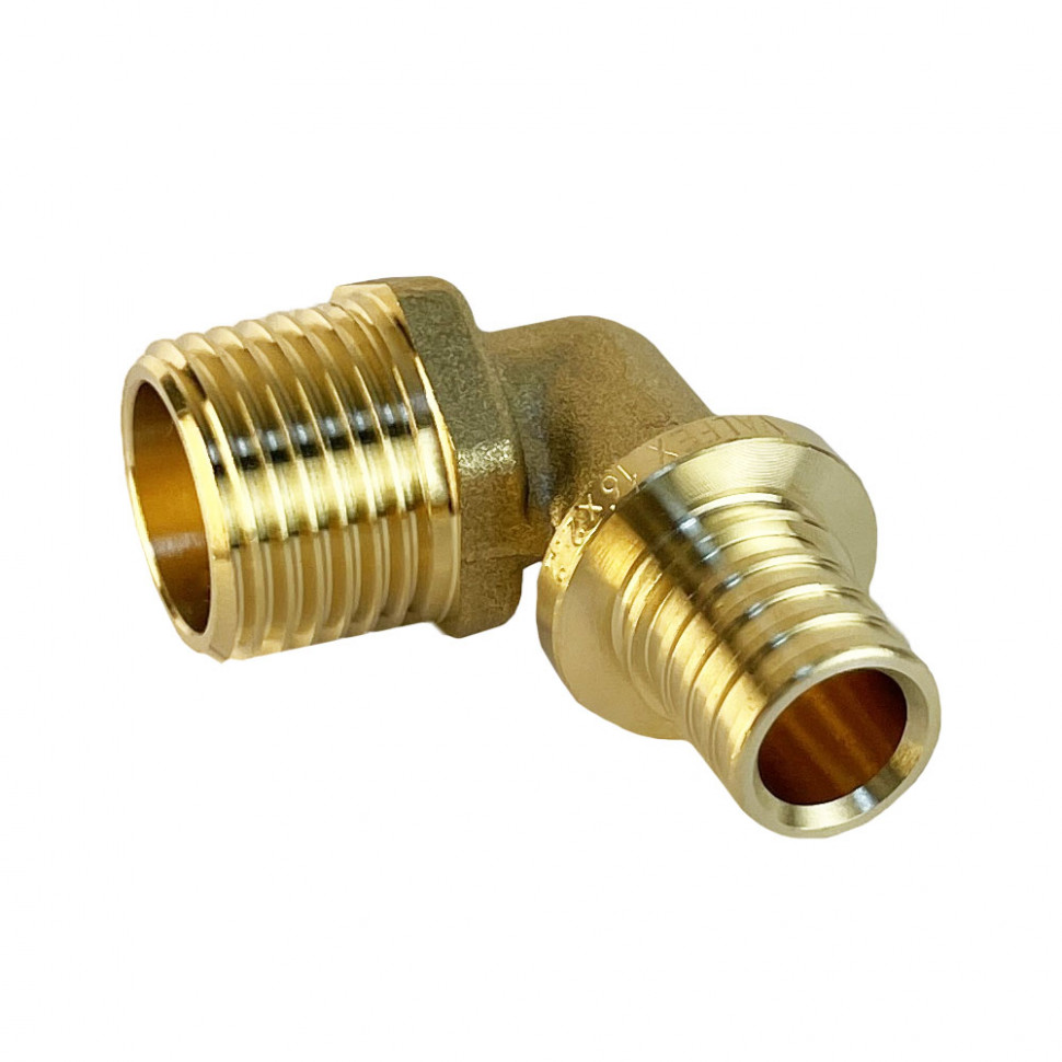 Угольник надвижной с переходом на нар.р. 20(2,8) х 3/4" (VALFEX) (140/10) К