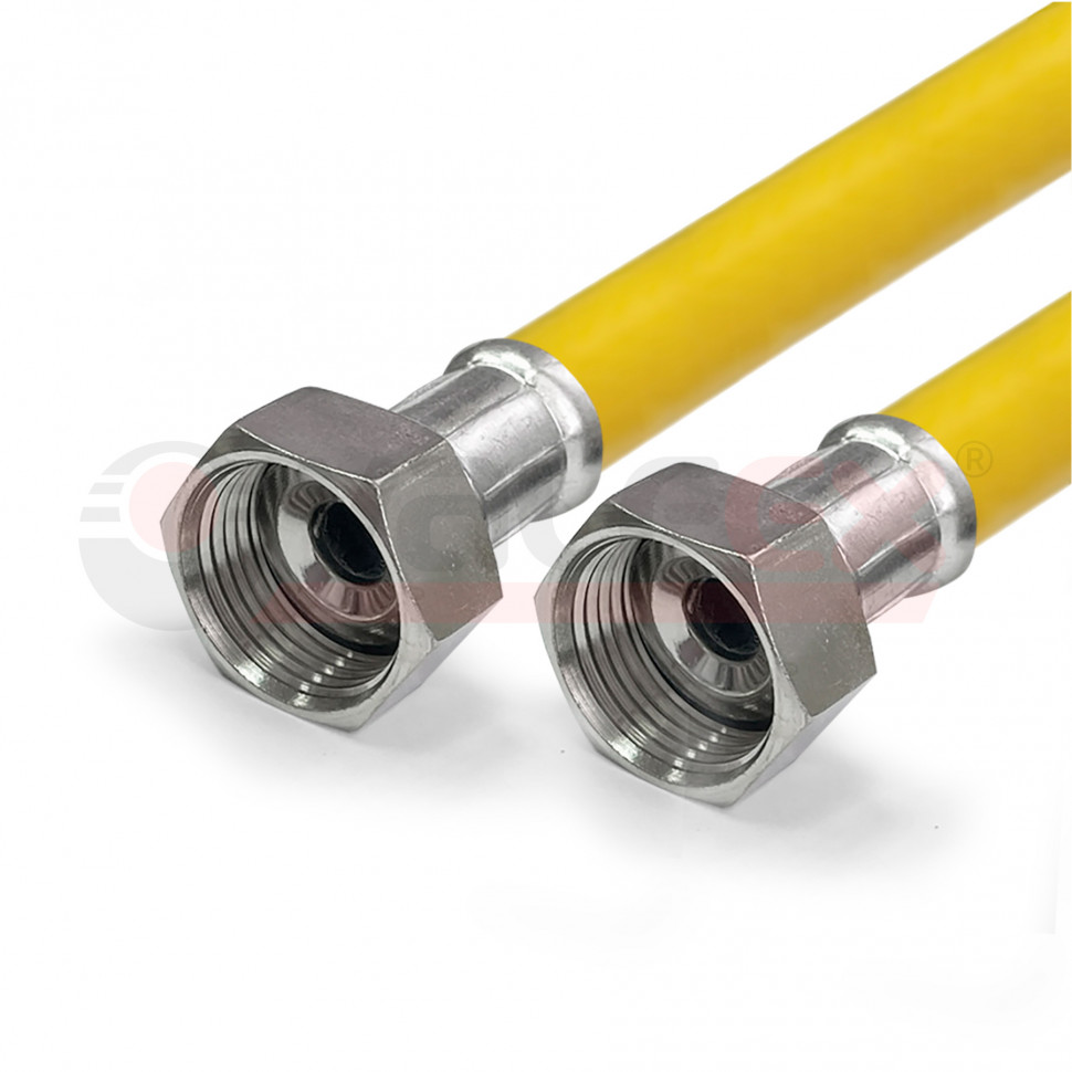 Подводка гибкая для ГАЗА, Valfex, ПВХ с полиэфирной нитью, 1/2", г/г, 5,0 м (20)