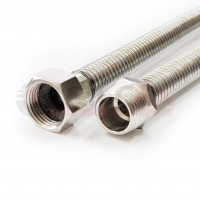 Гибкая подводка для газа 1/2" гайка-штуцер 0,3 м VALFEX (10/1)